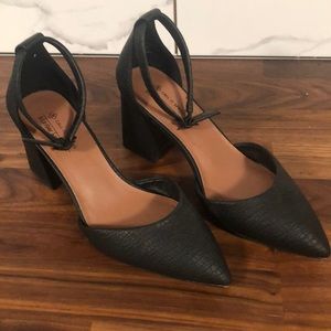 Call it Spring black heels